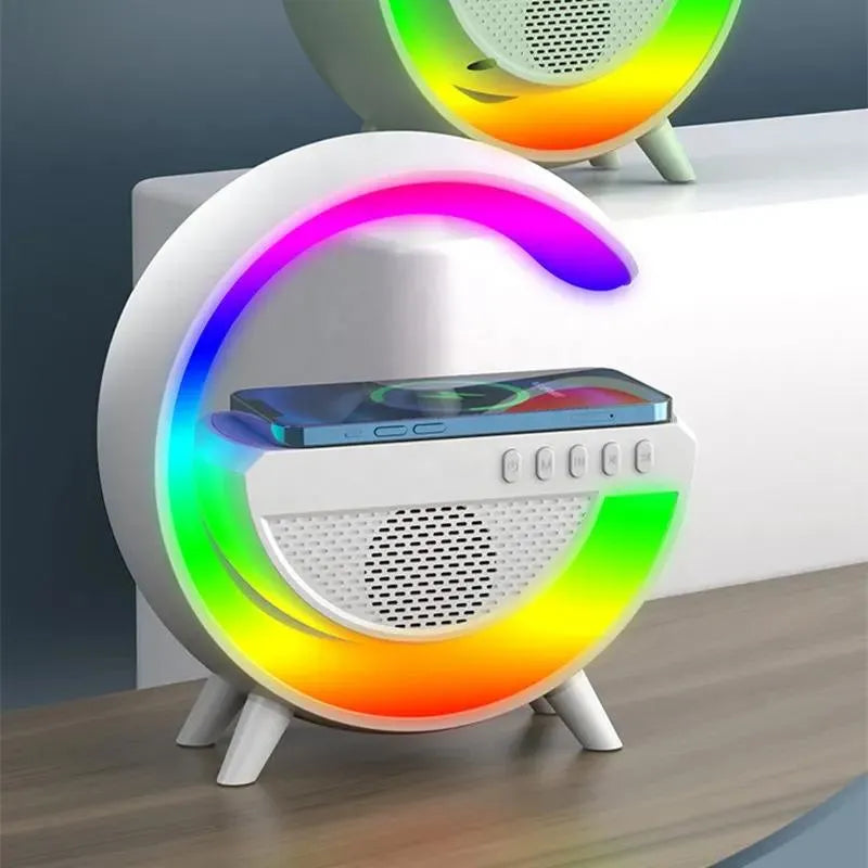 G-Speaker - Caixa de Som e Base para Carregamento Sem Fio