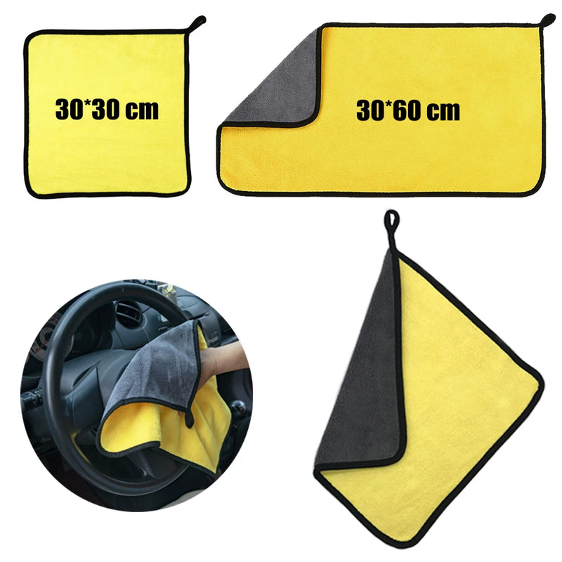 Kit de Microfibra Premium Dupla Face - Kits com 3, 5, 6 e 10 unidades (30x30cm/30x60cm)